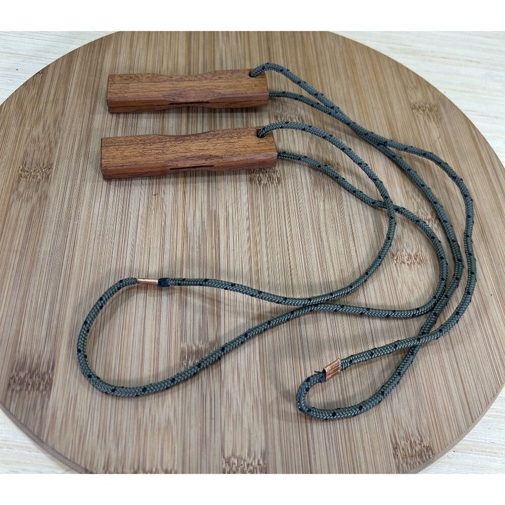 Quail Chukar Call HUNTERS CHOICE Hand Made Hardwood & Paracord Lanyard (2)